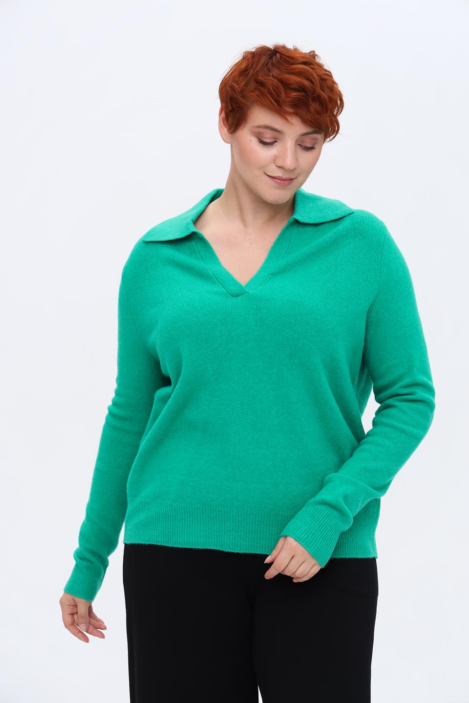 Пуловер Samoon с воротником