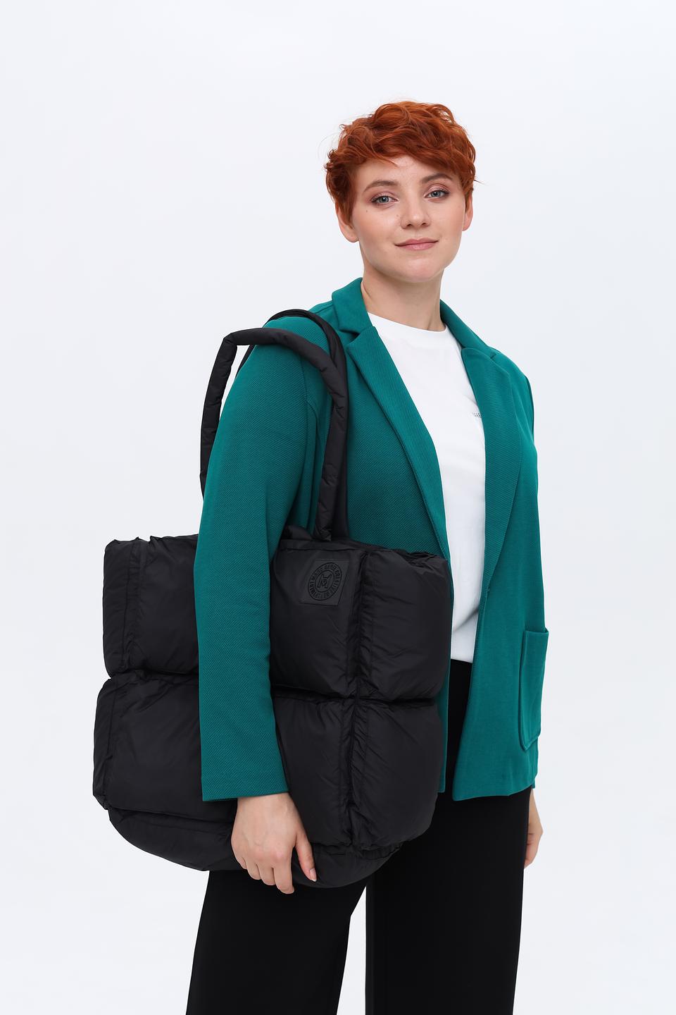 Сумка Marc Aurel стеганая чёрная