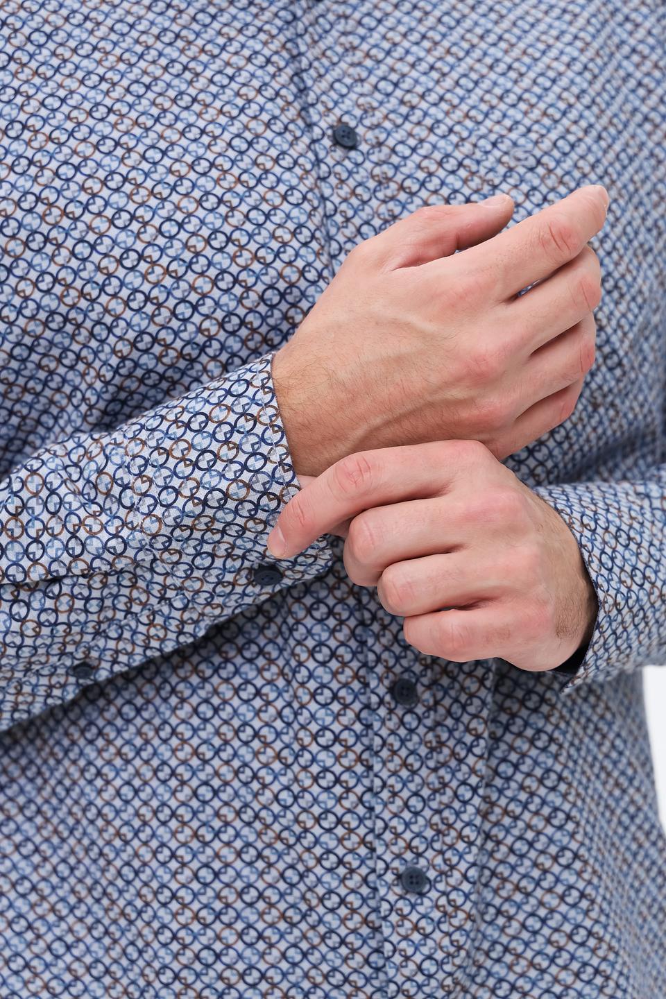 Рубашка Casa Moda с геометрическим рисунком