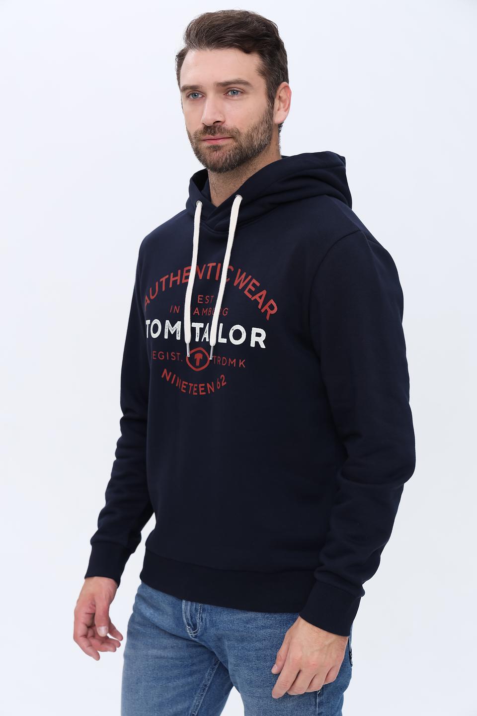 Толстовка Tom Tailor Authentic Wear синяя