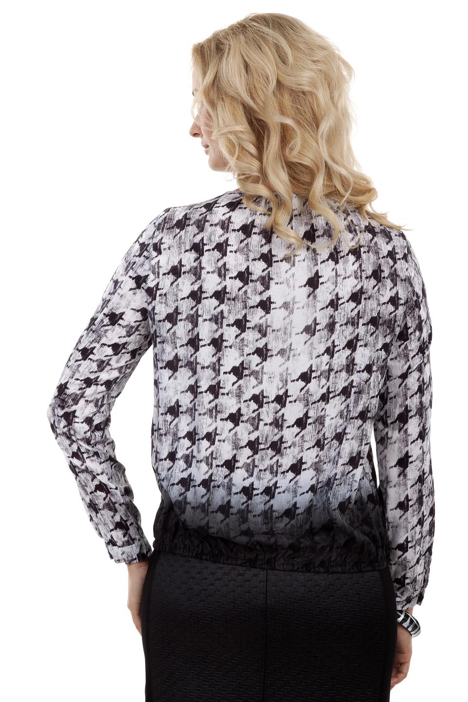 Блузка Marc Aurel в черно-белом цвете с декором