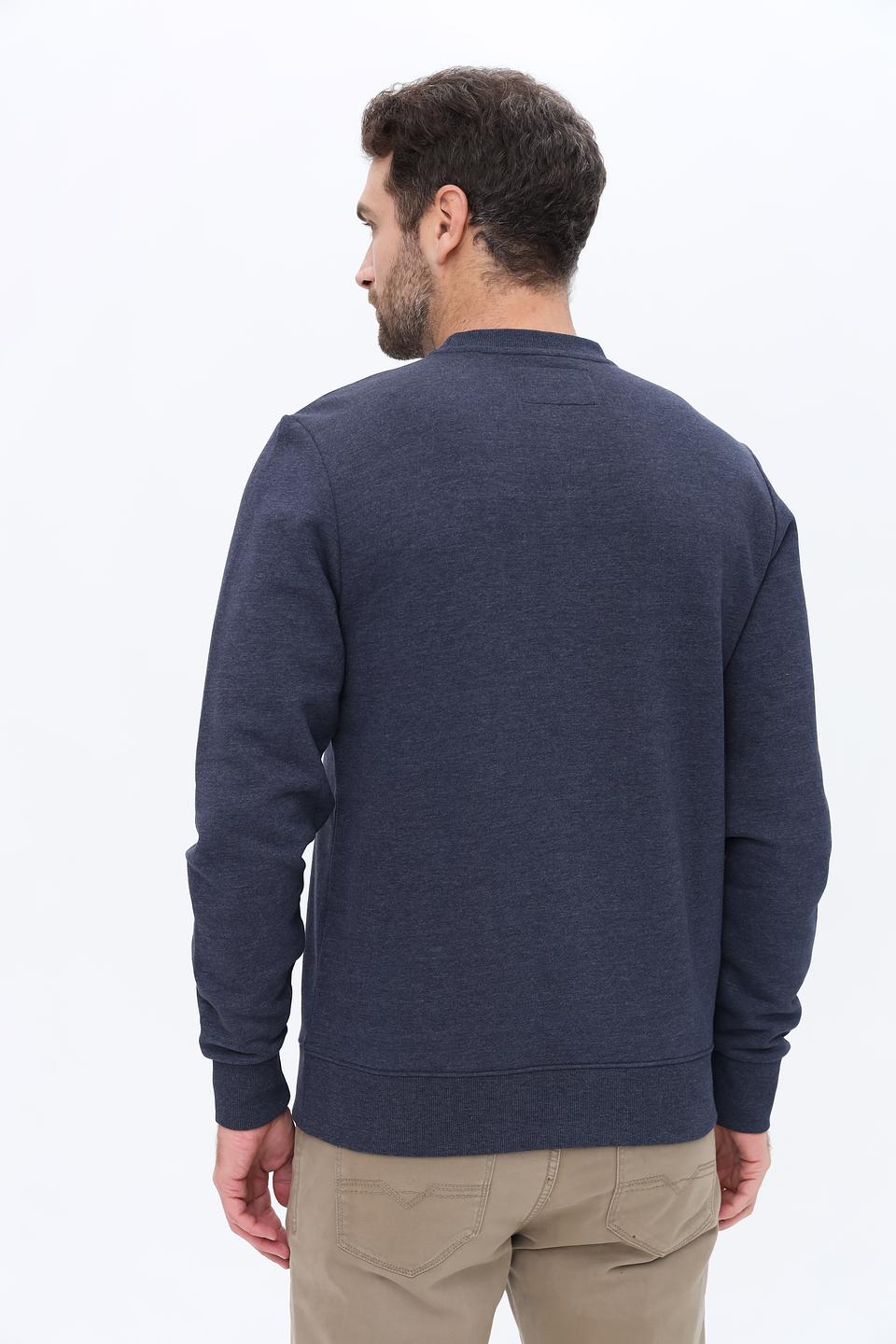 Джемпер Tom Tailor с логотипом синий