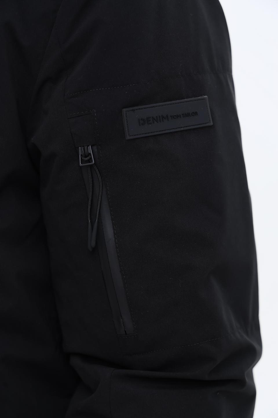 Пальто Tom Tailor denim чёрное