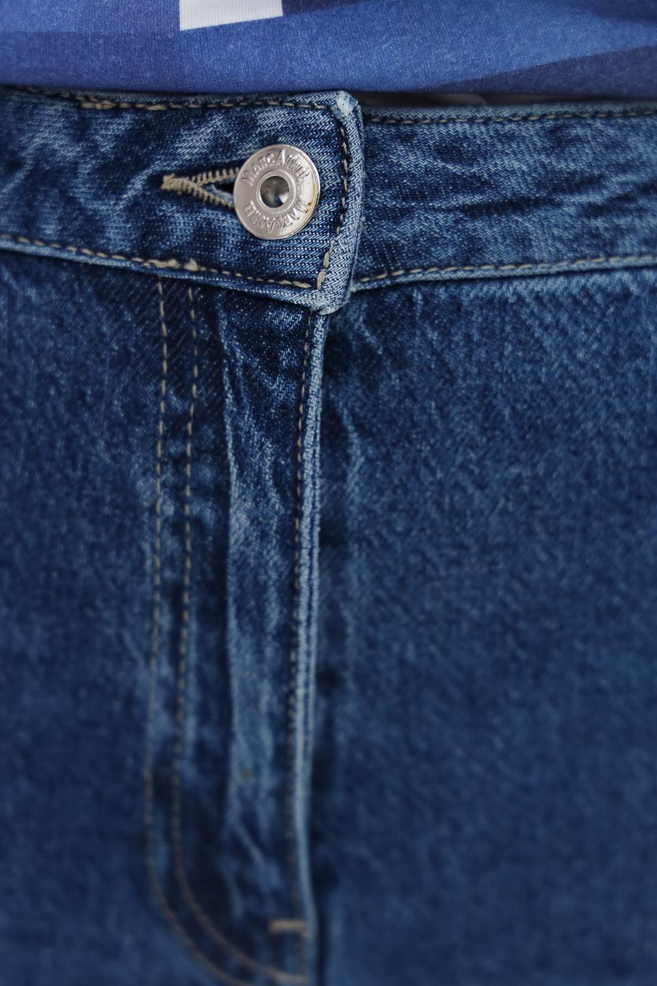 Джинсы Marc Aurel mom fit синие