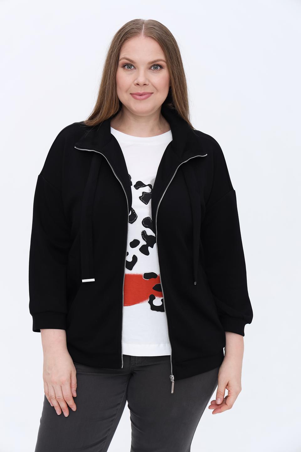 Толстовка Apart на молнии чёрная