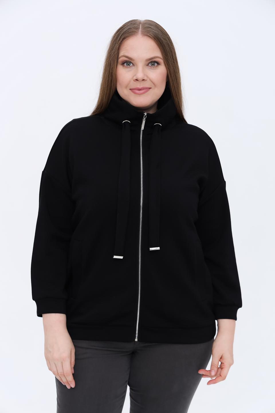 Толстовка Apart на молнии чёрная