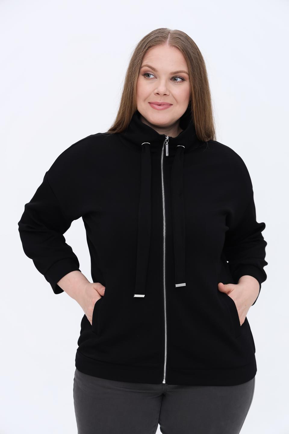 Толстовка Apart на молнии чёрная