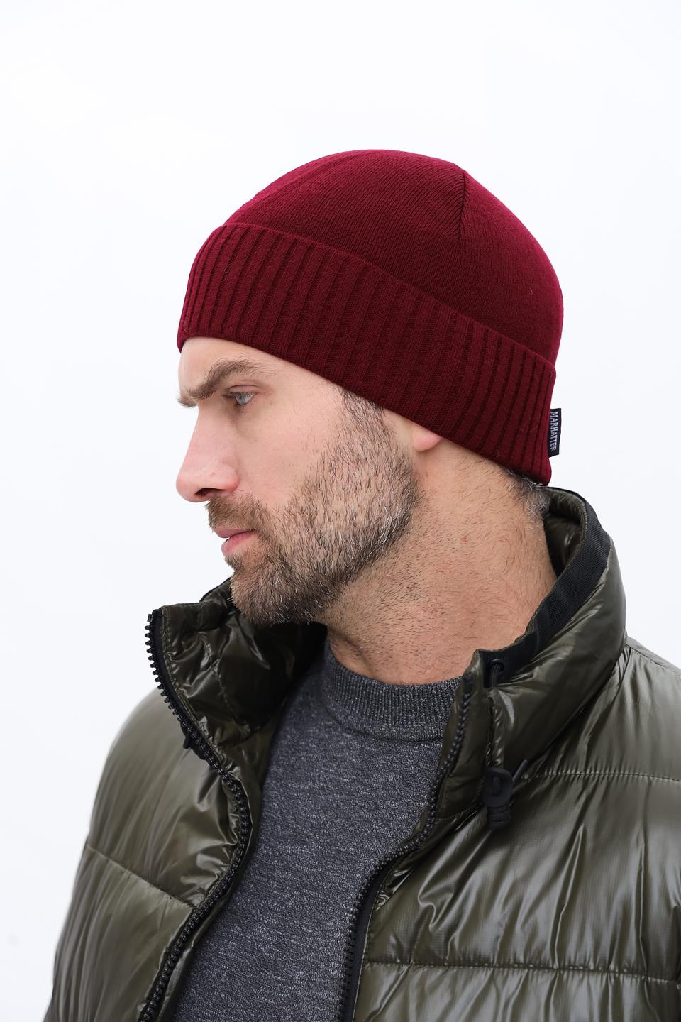 Шапка Marhatter бордовая