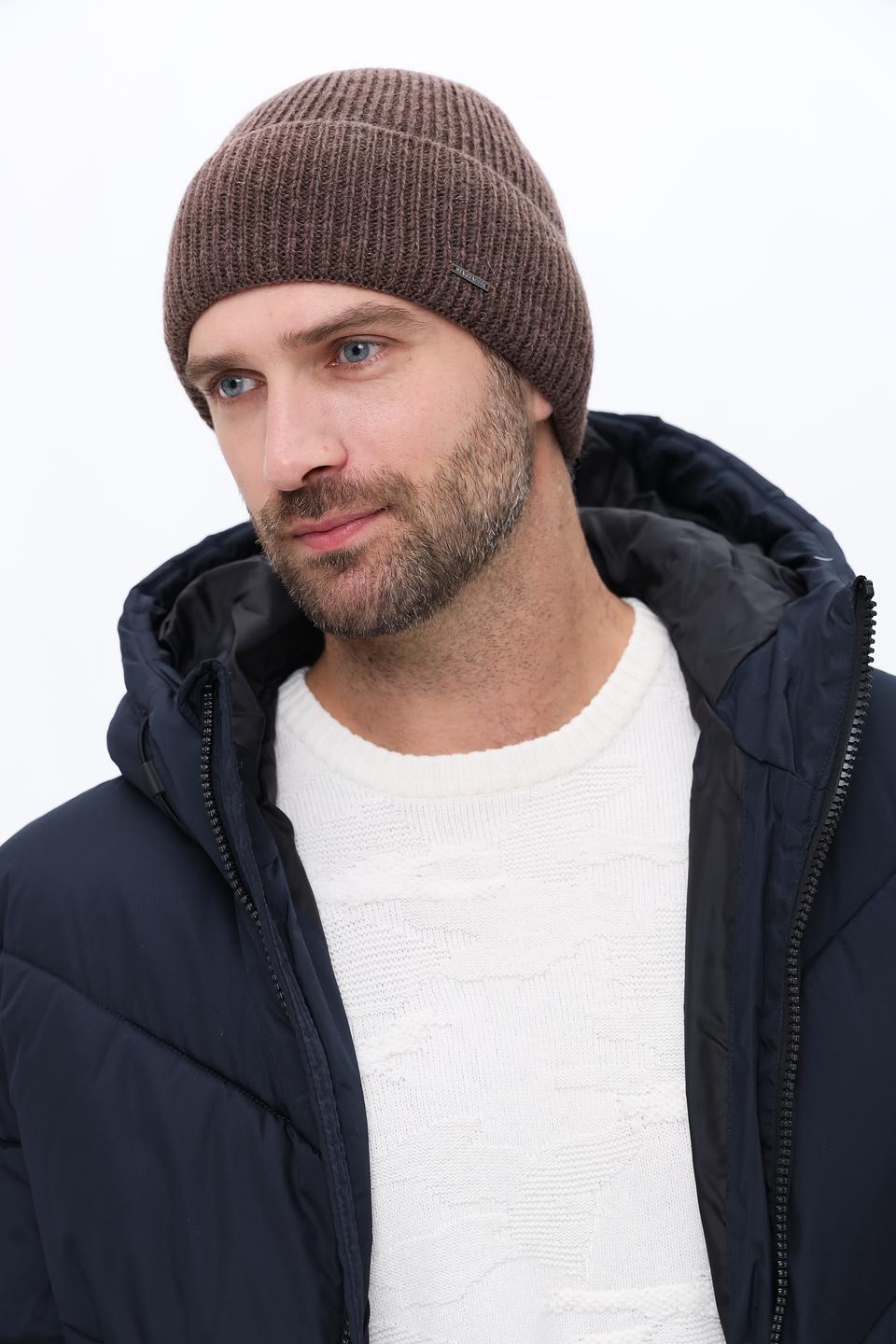 Шапка Marhatter мужская коричневая