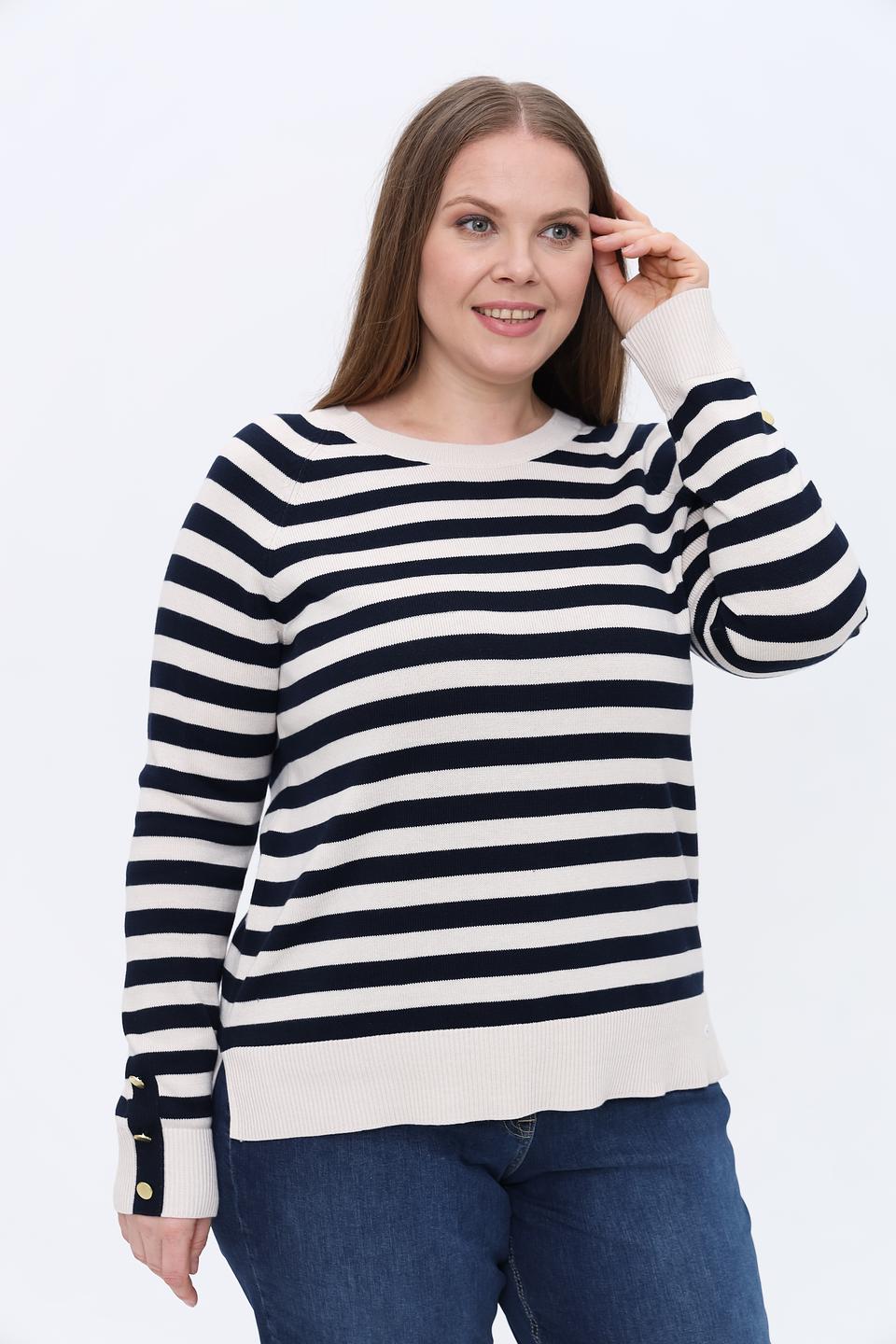 Пуловер Olsen в полоску
