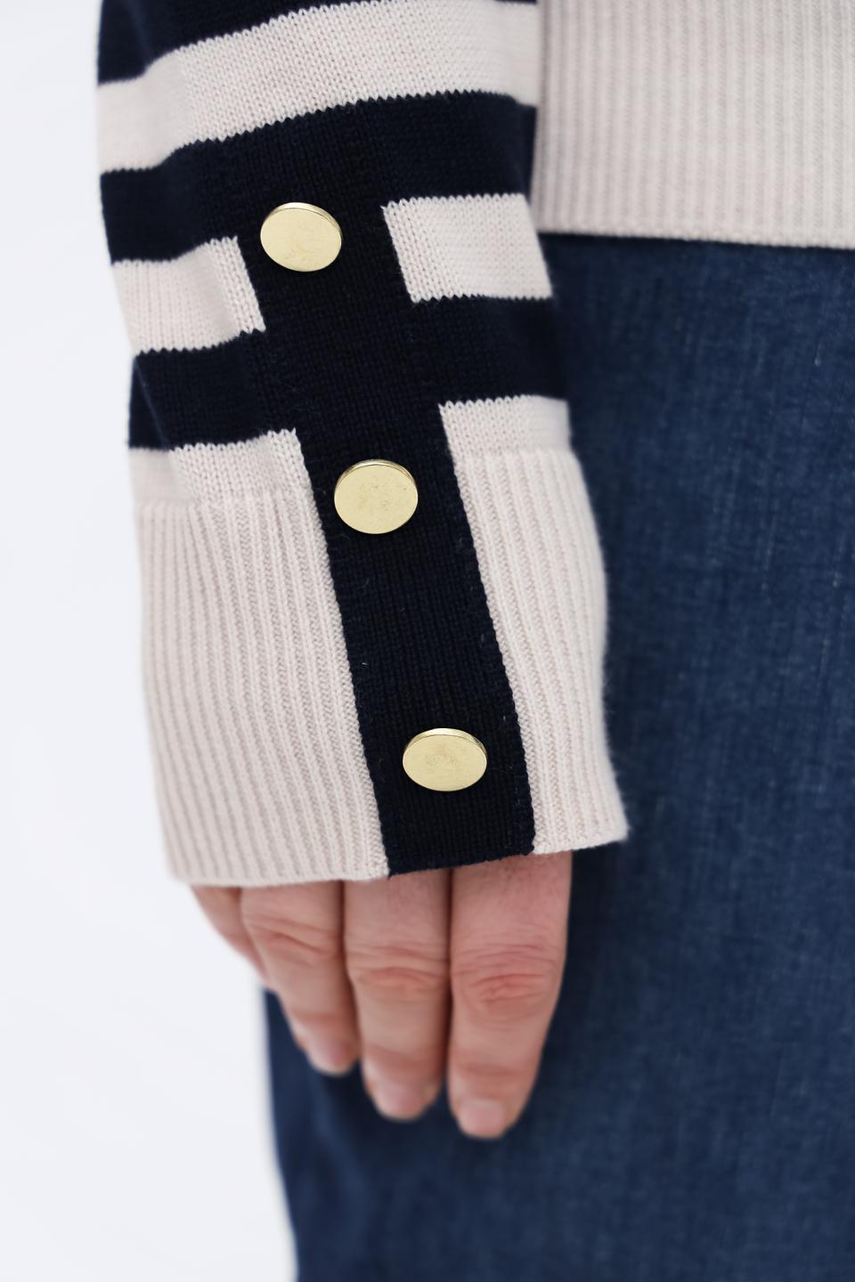 Пуловер Olsen в полоску