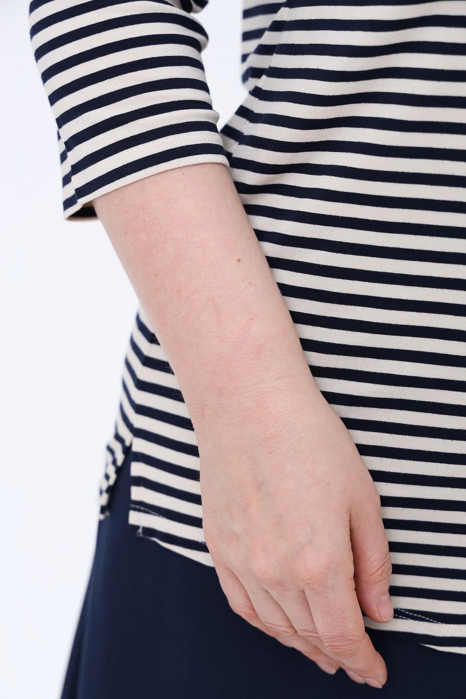 Лонгслив Olsen в полоску