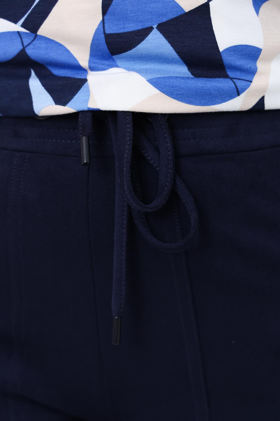 Брюки Olsen приталенные темно-синие