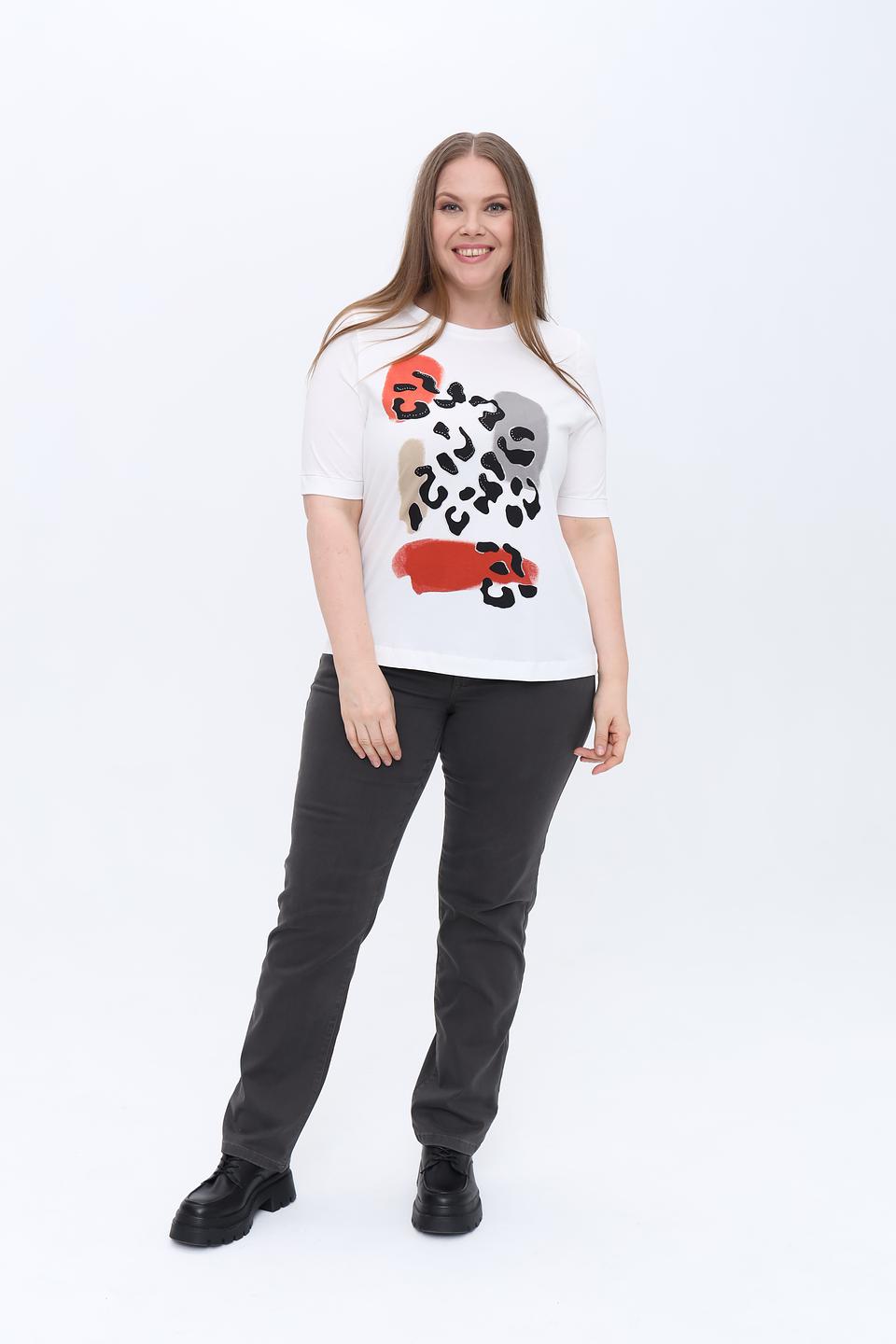 Джинсы Angels прямые графит