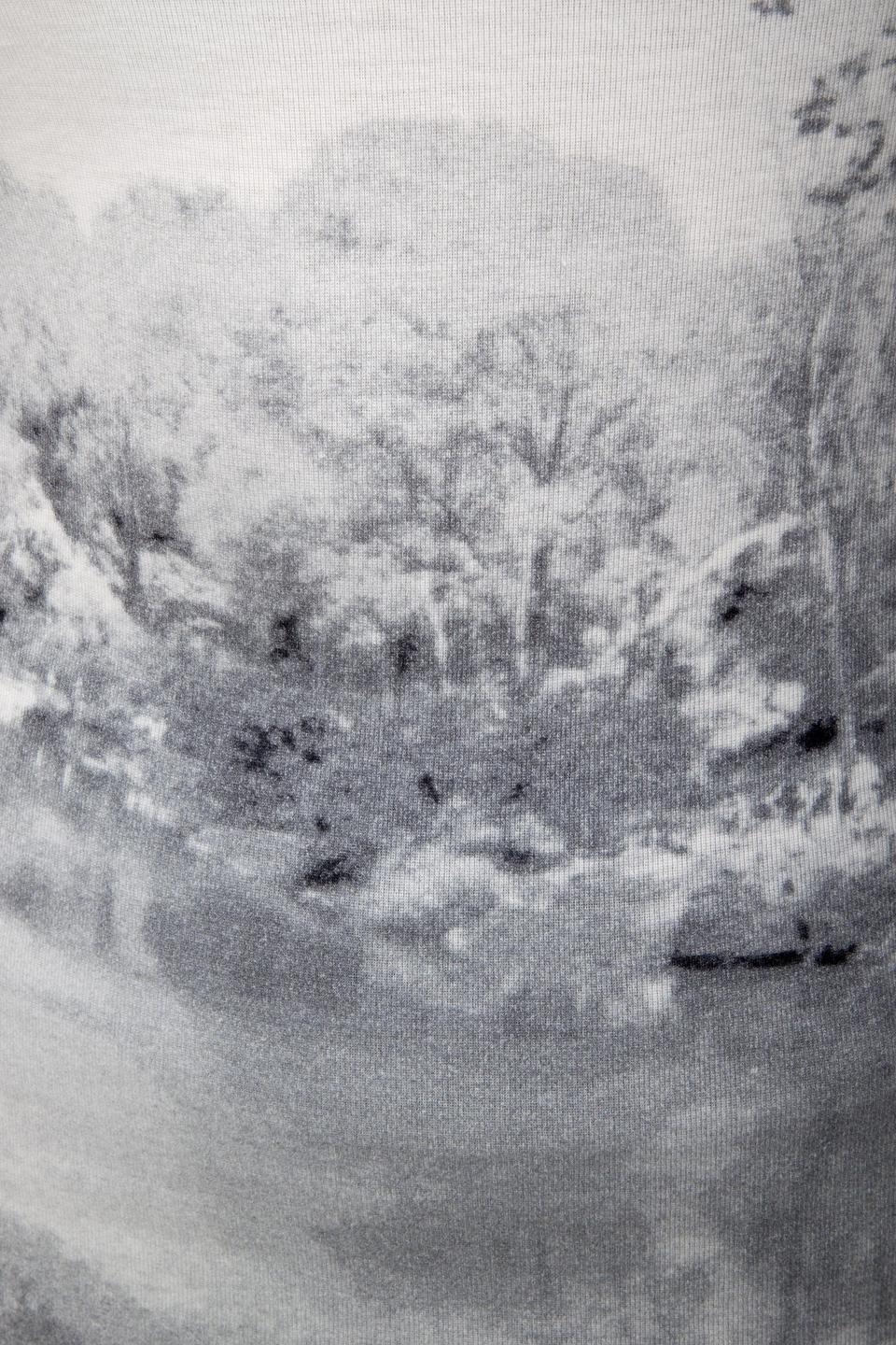 Футболка Via Appia с принтом "Зимний лес"