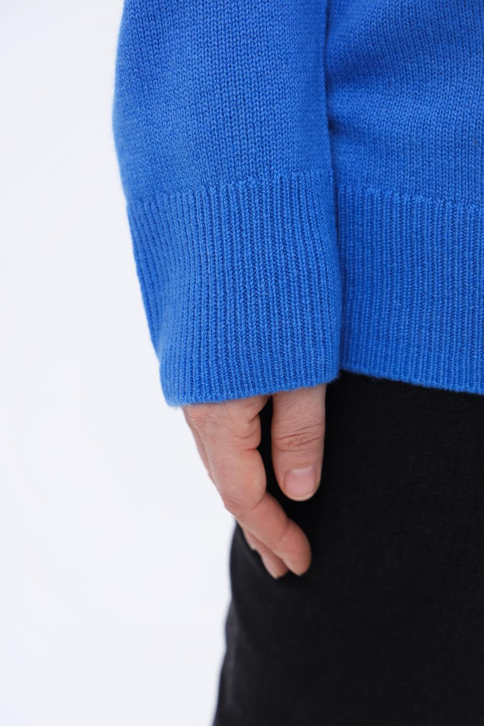 Пуловер Gerry Weber V-образный вырез синий