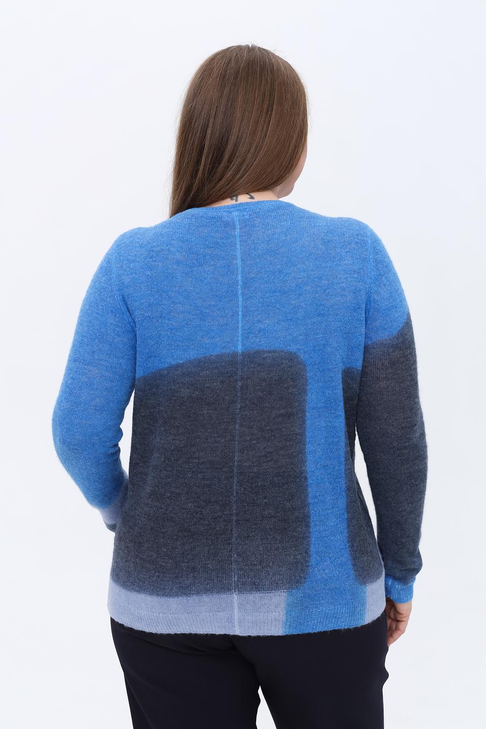 Пуловер Gerry Weber в полоску голубой