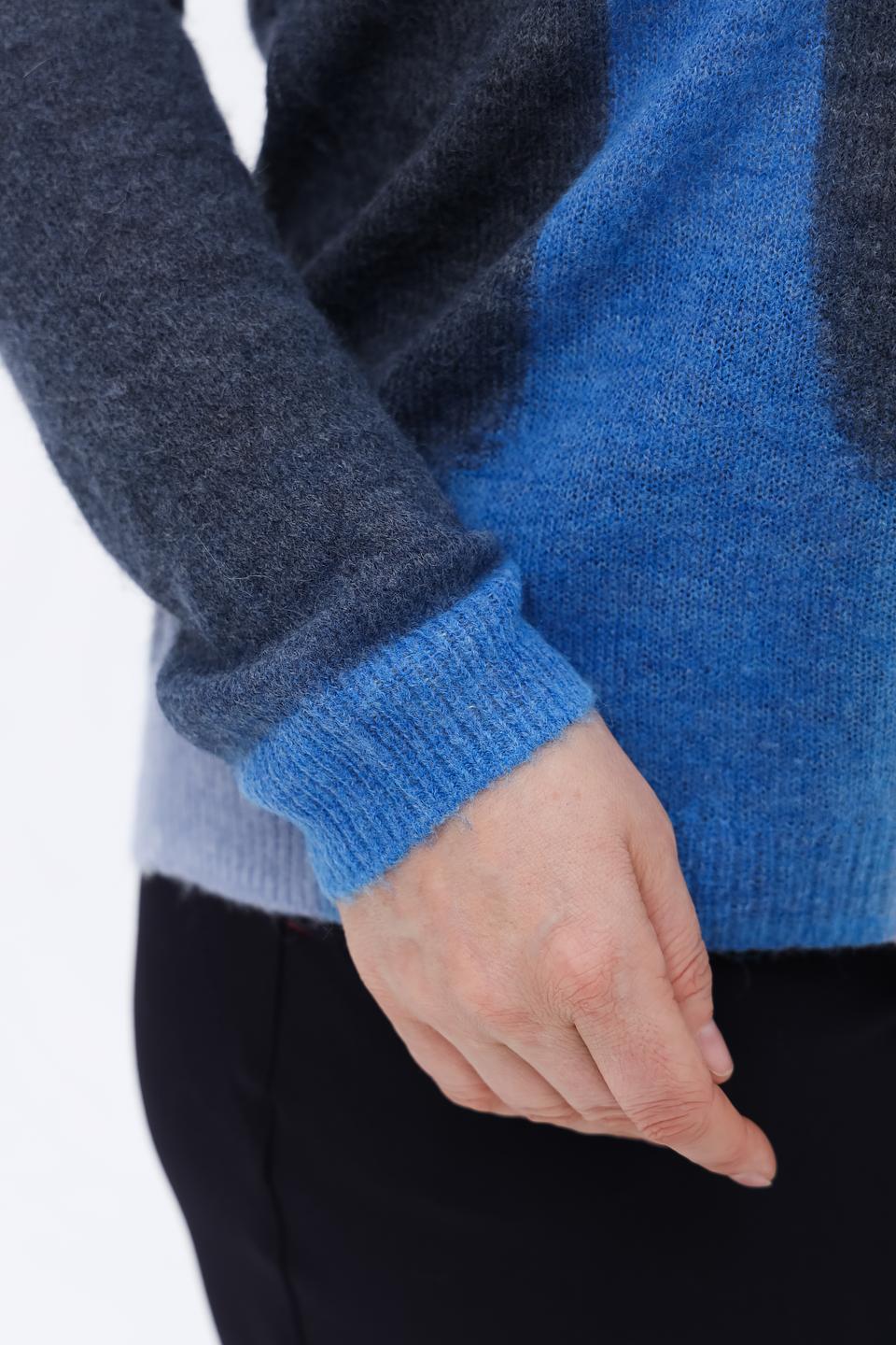 Пуловер Gerry Weber в полоску голубой