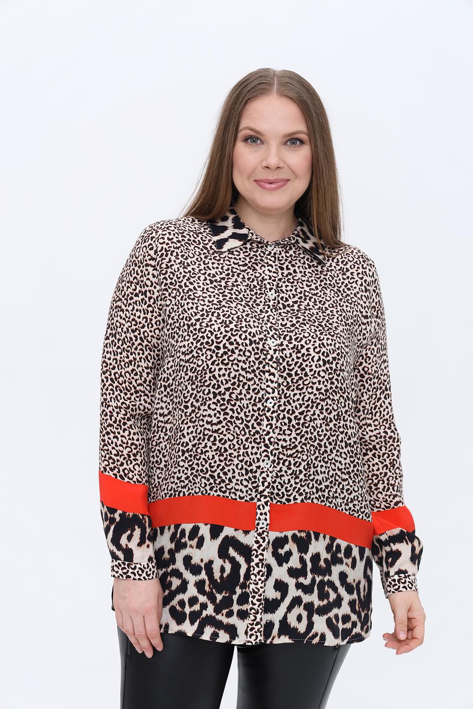 Рубашка Tuzzi с леопардовым принтом