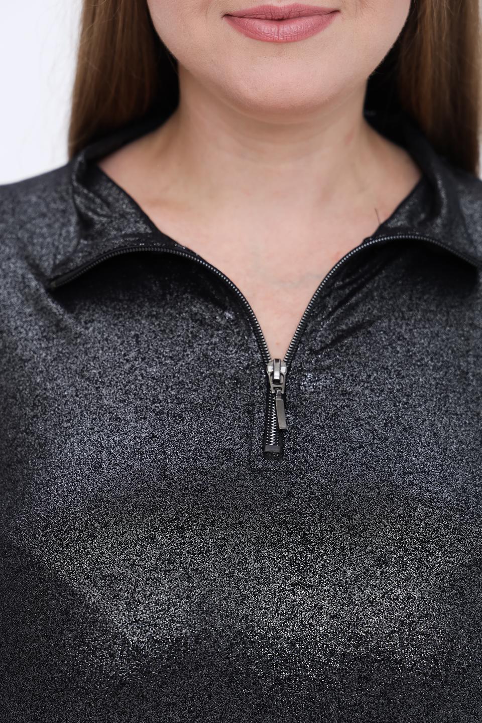 Блуза Tuzzi с пайетками черная