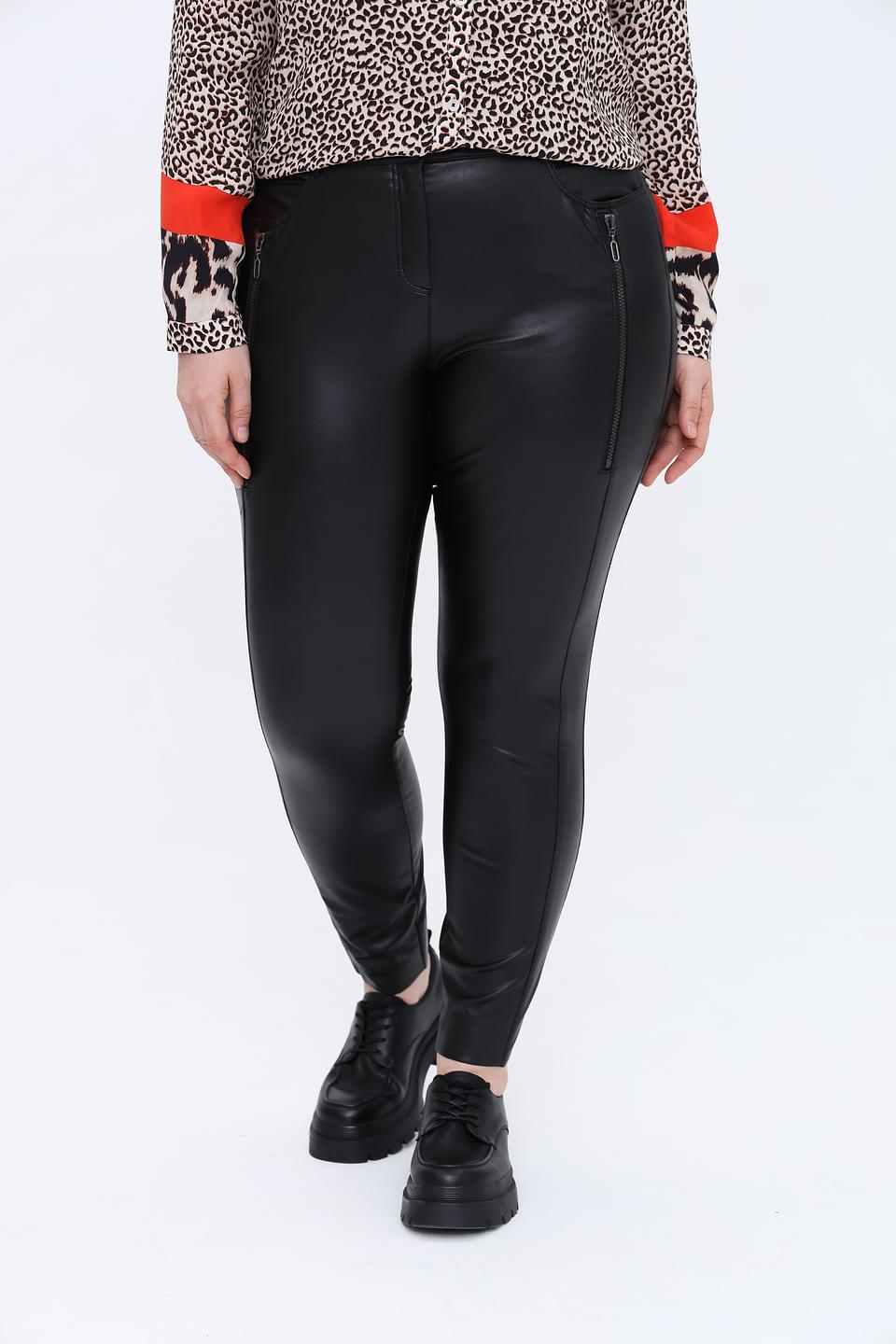 Брюки Tuzzi экокожа чёрные