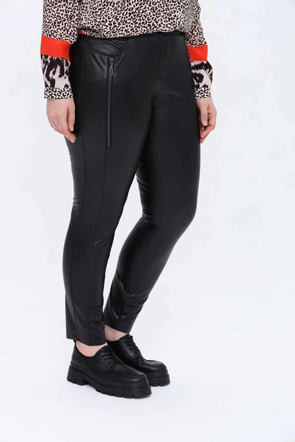 Брюки Tuzzi экокожа чёрные