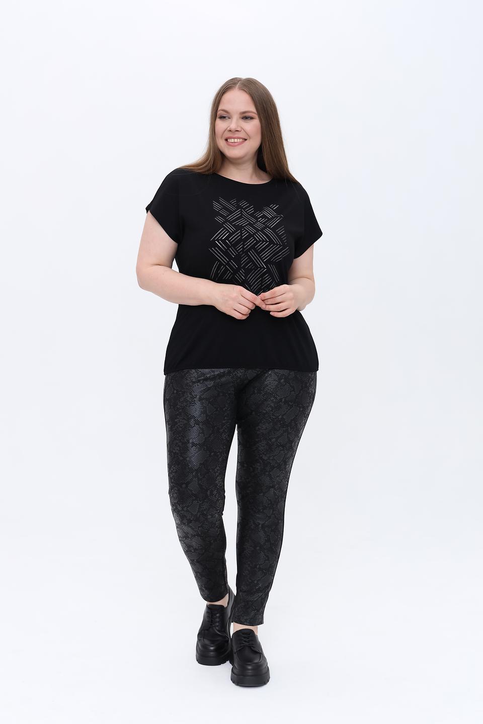 Брюки Tuzzi с принтом reptile