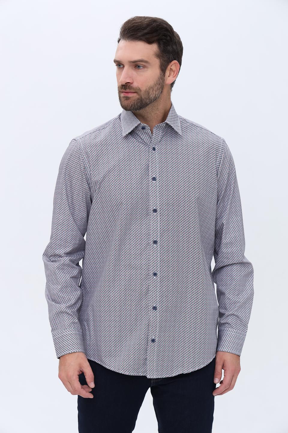 Рубашка Casa Moda приталенная в клетку