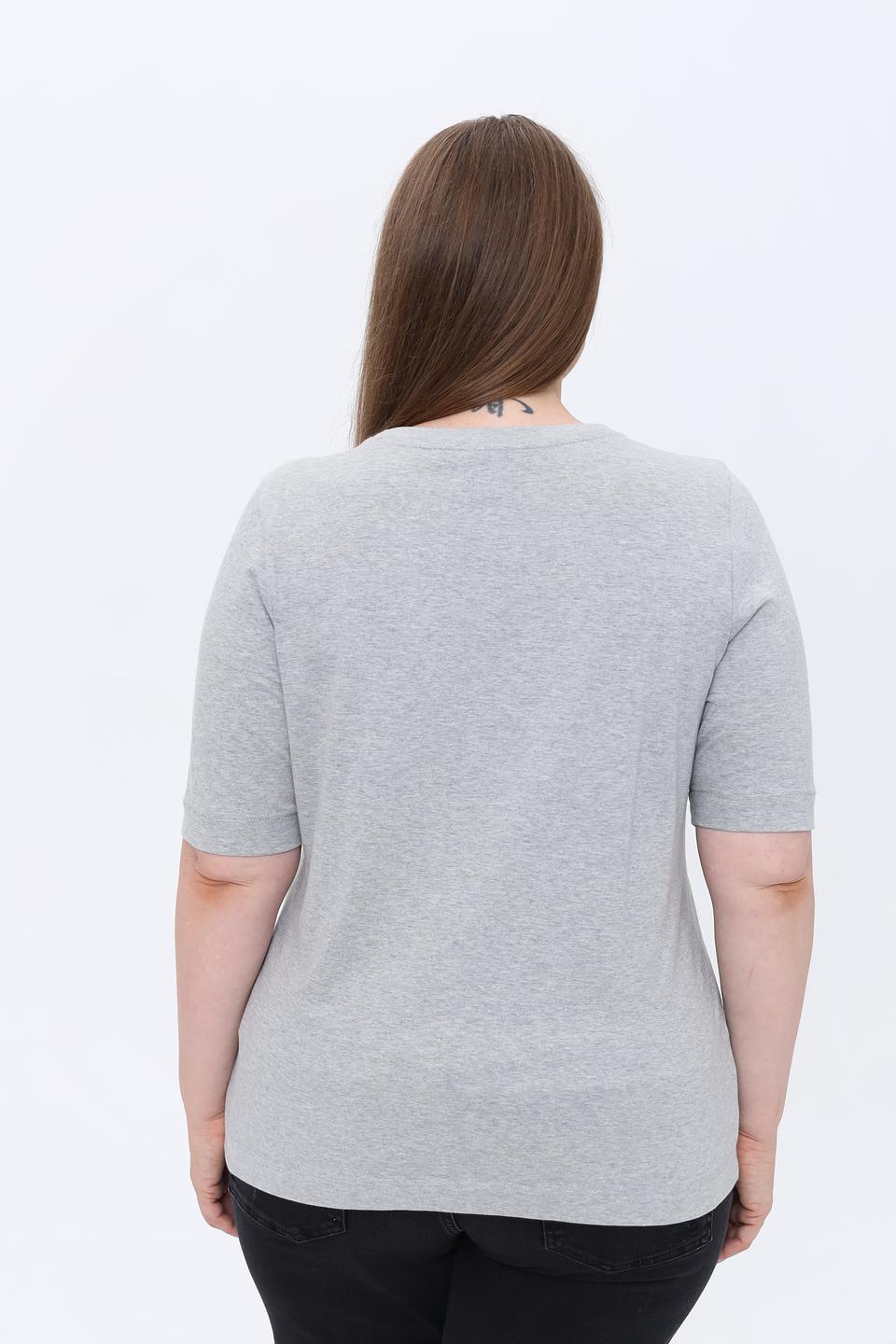 Футболка Gerry Weber с принтом серая