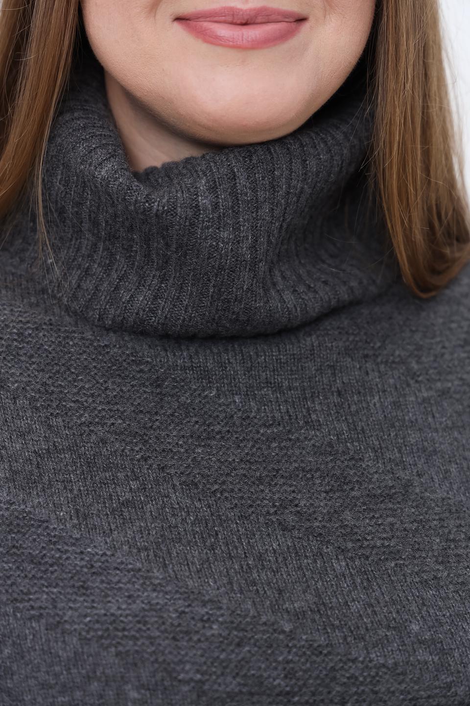 Пуловер Gerry Weber серый с горлом