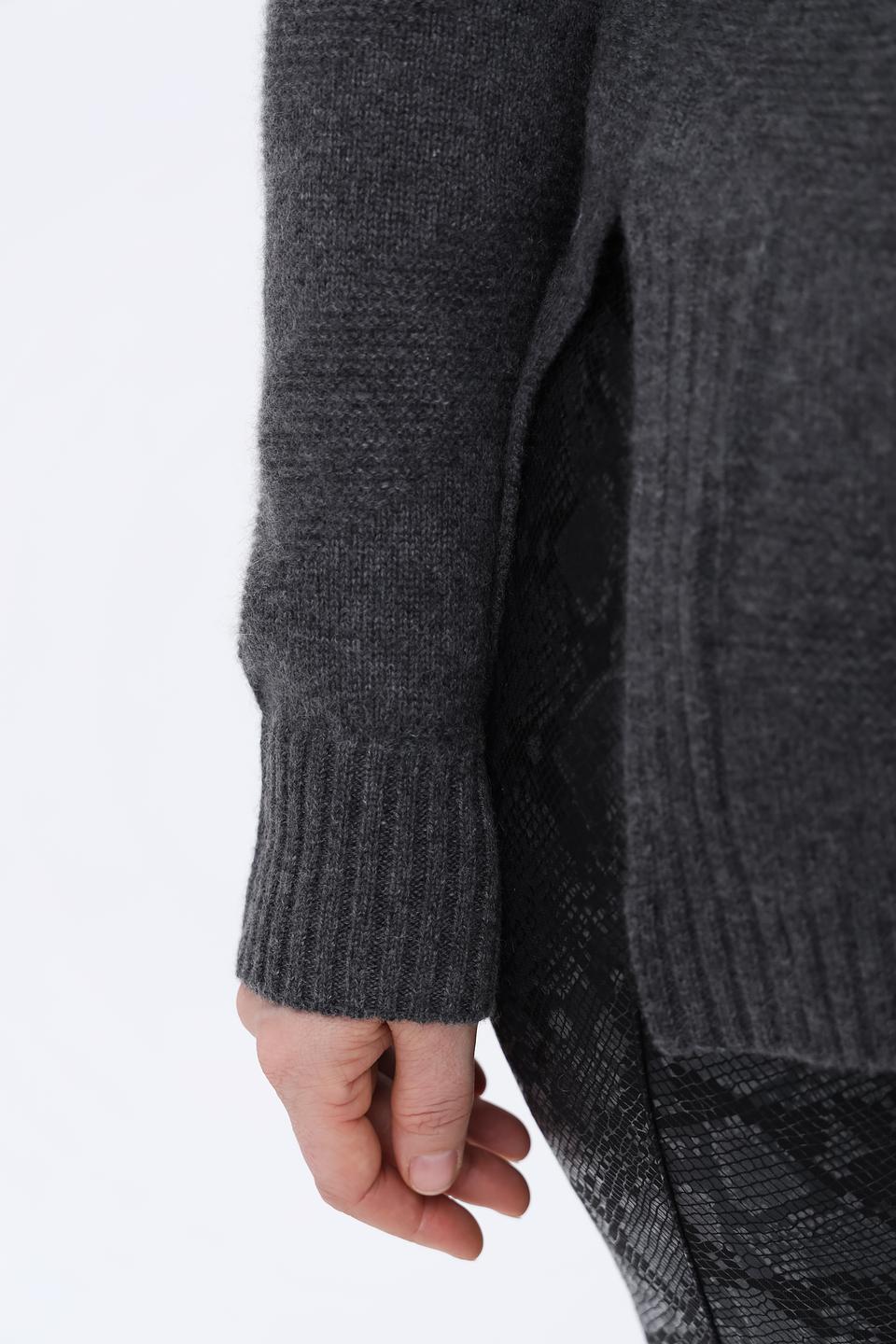 Пуловер Gerry Weber серый с горлом