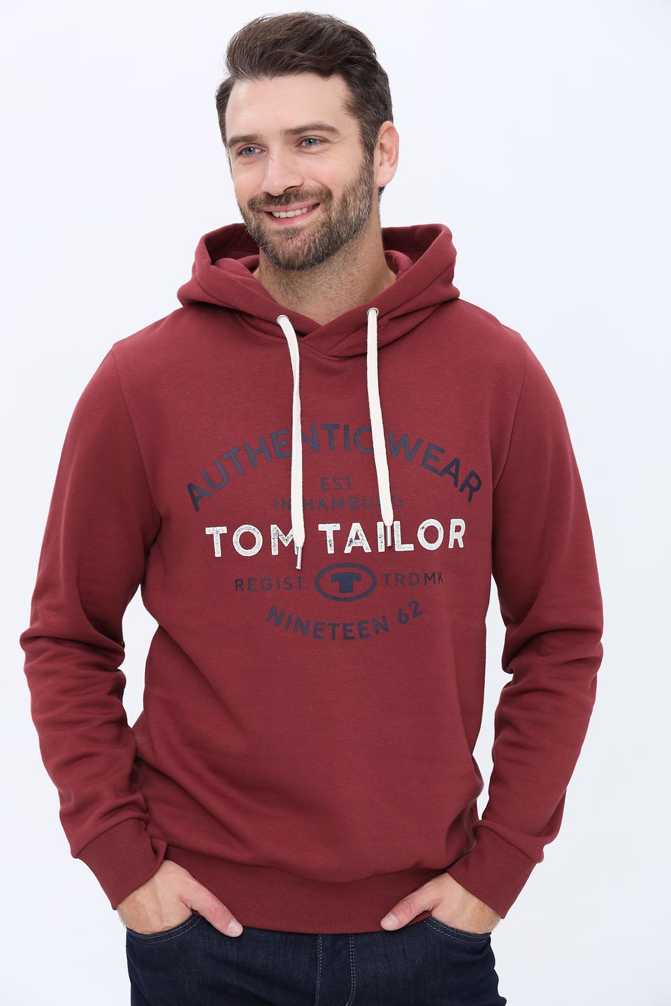 Толстовка Tom Tailor бордовая