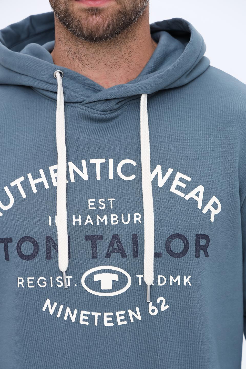 Толстовка Tom Tailor Authentic Wear серая