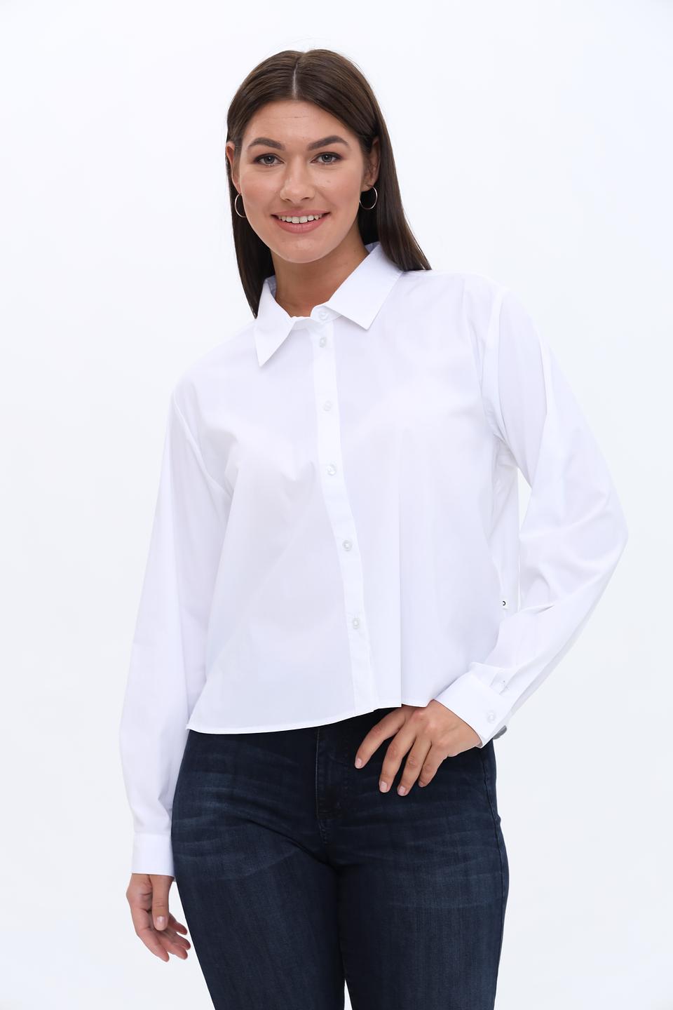 Рубашка Tom Tailor denim белая