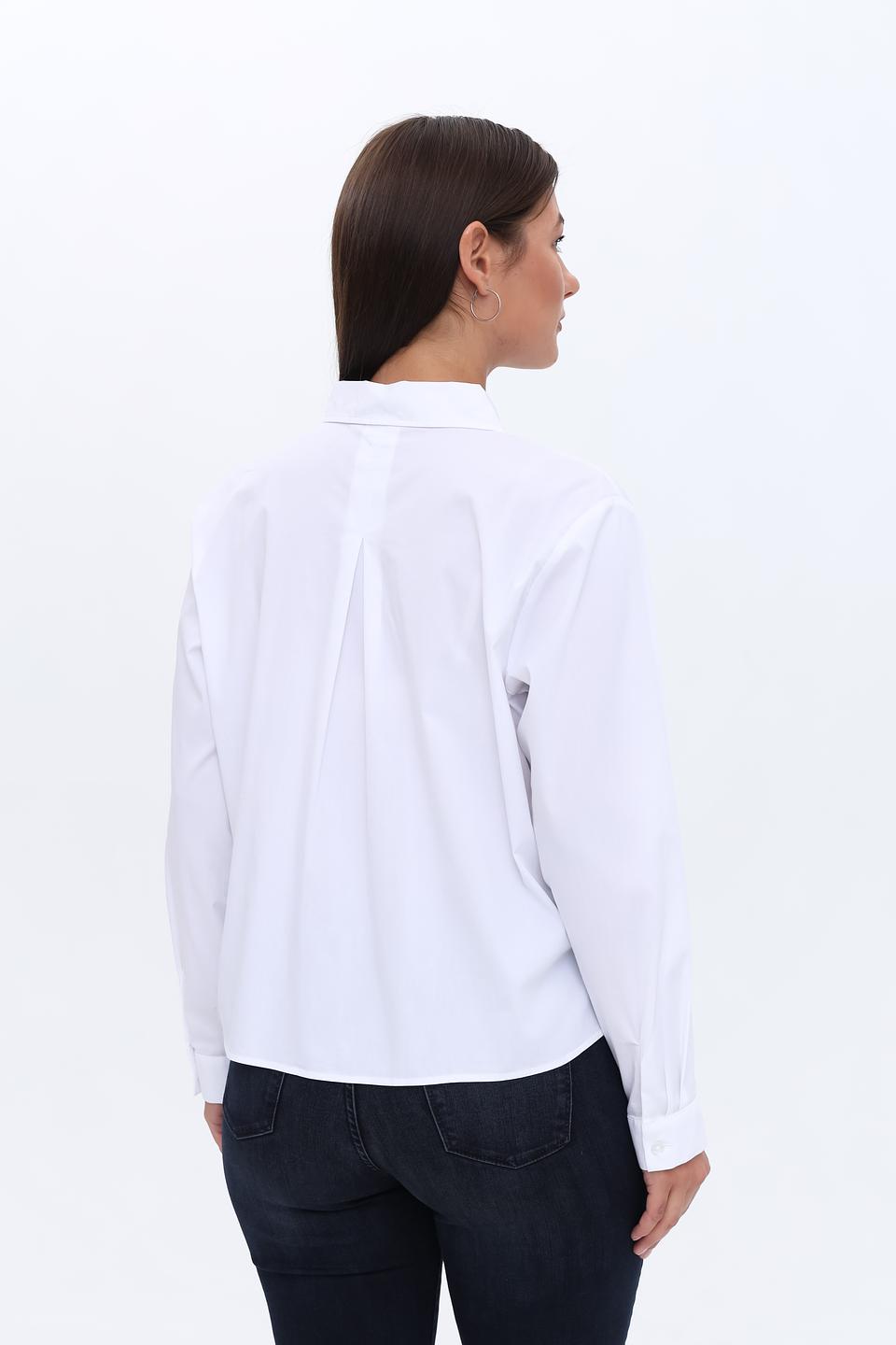 Рубашка Tom Tailor denim белая