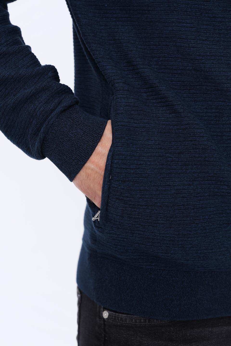 Кардиган Tom Tailor синий на молнии