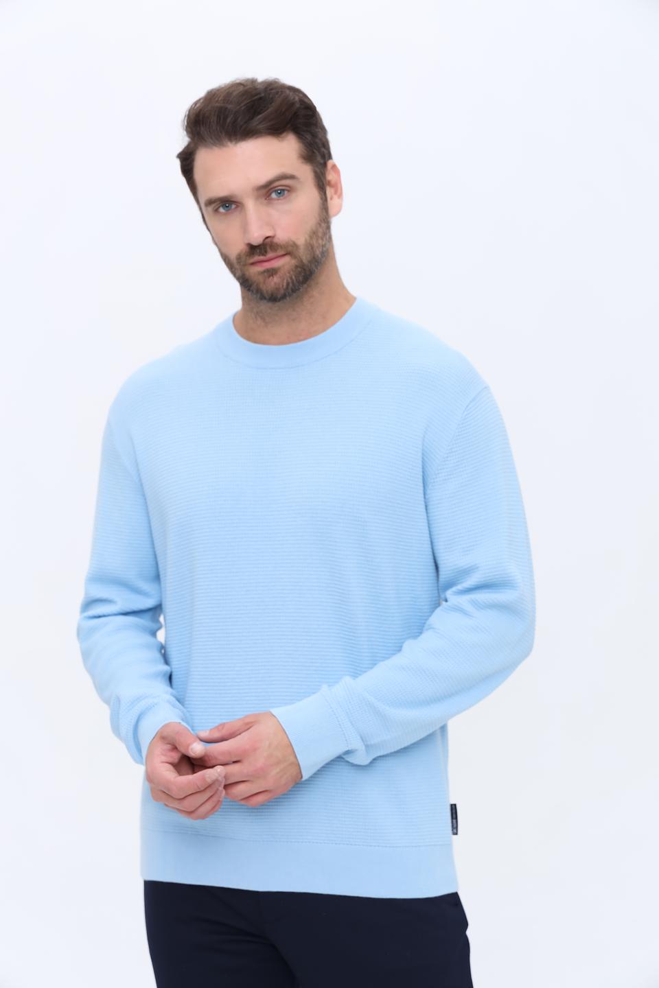 Джемпер Tom Tailor denim голубой