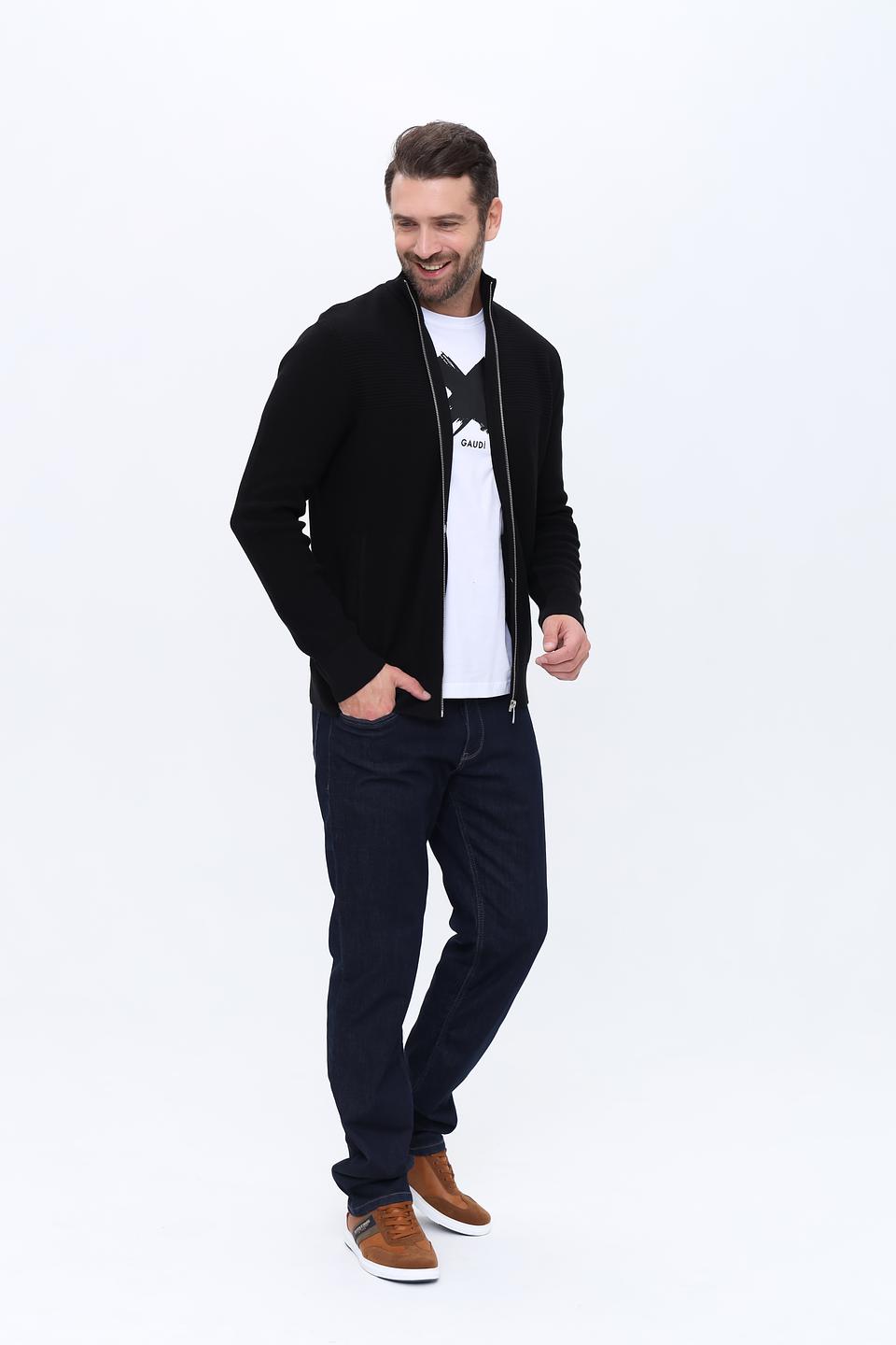 Кардиган Tom Tailor чёрный на молнии