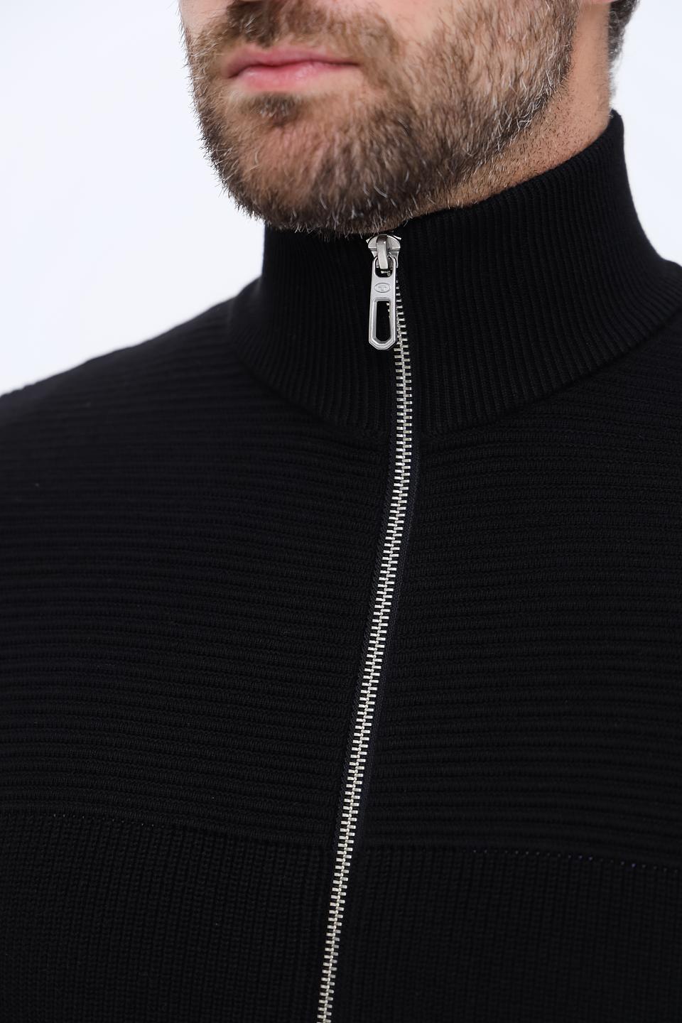 Кардиган Tom Tailor чёрный на молнии