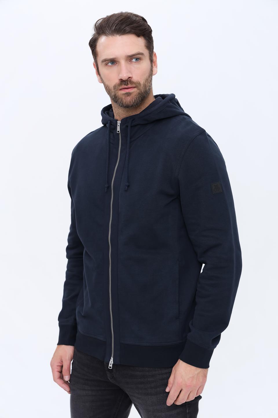 Кардиган Marc O Polo на молнии тёмно-синий