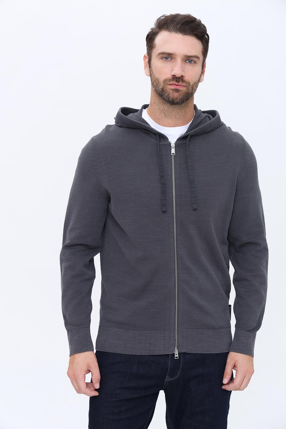 Кардиган Marc O Polo с молнией серый