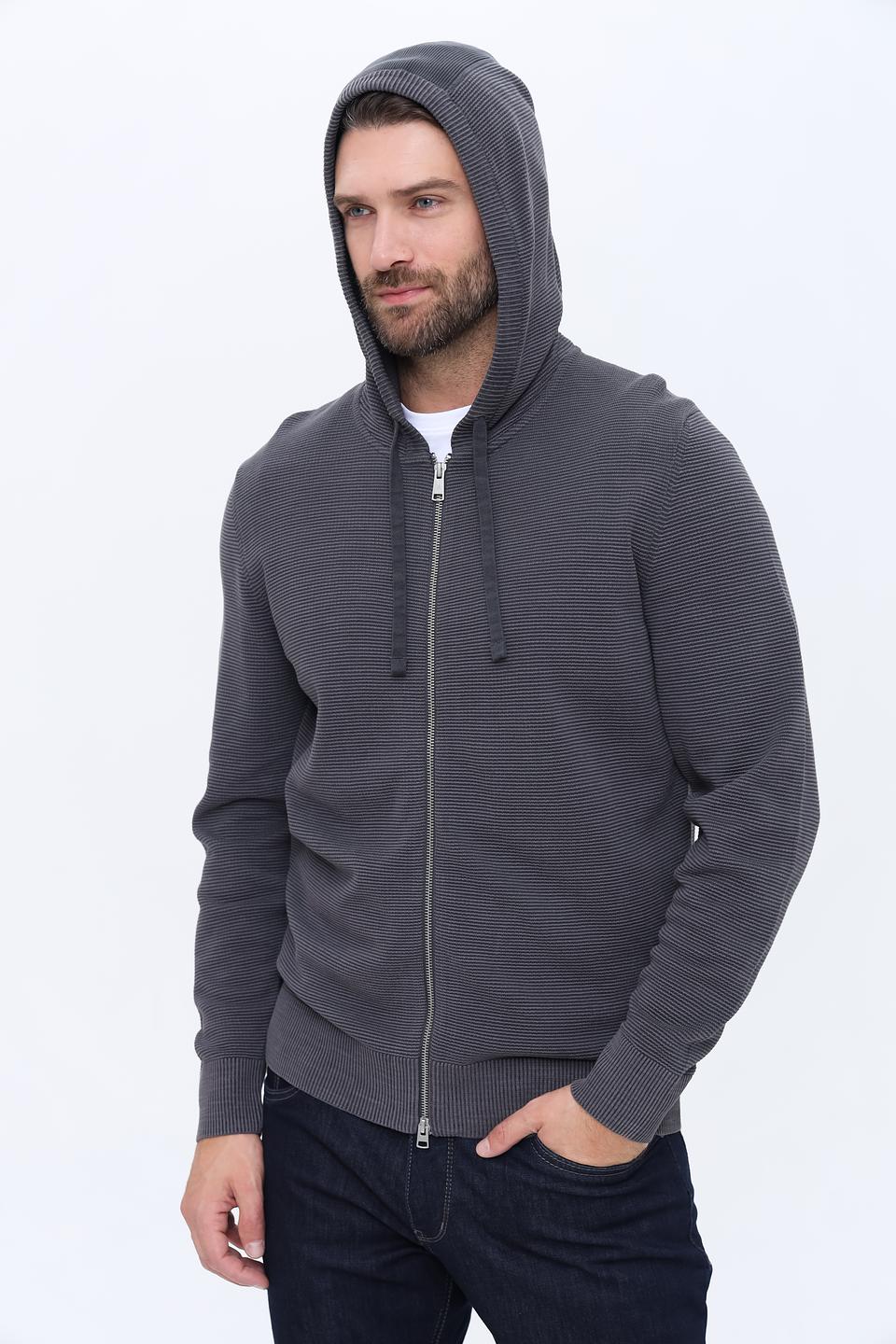 Кардиган Marc O Polo с молнией серый