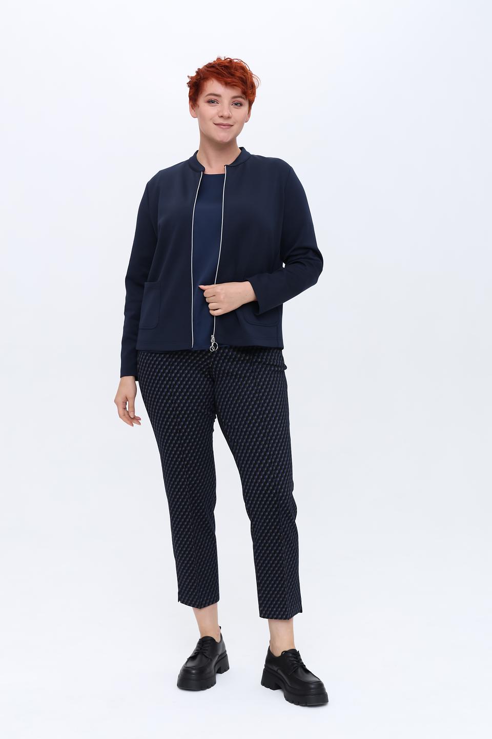 Жакет Frank Walder приталенный синий