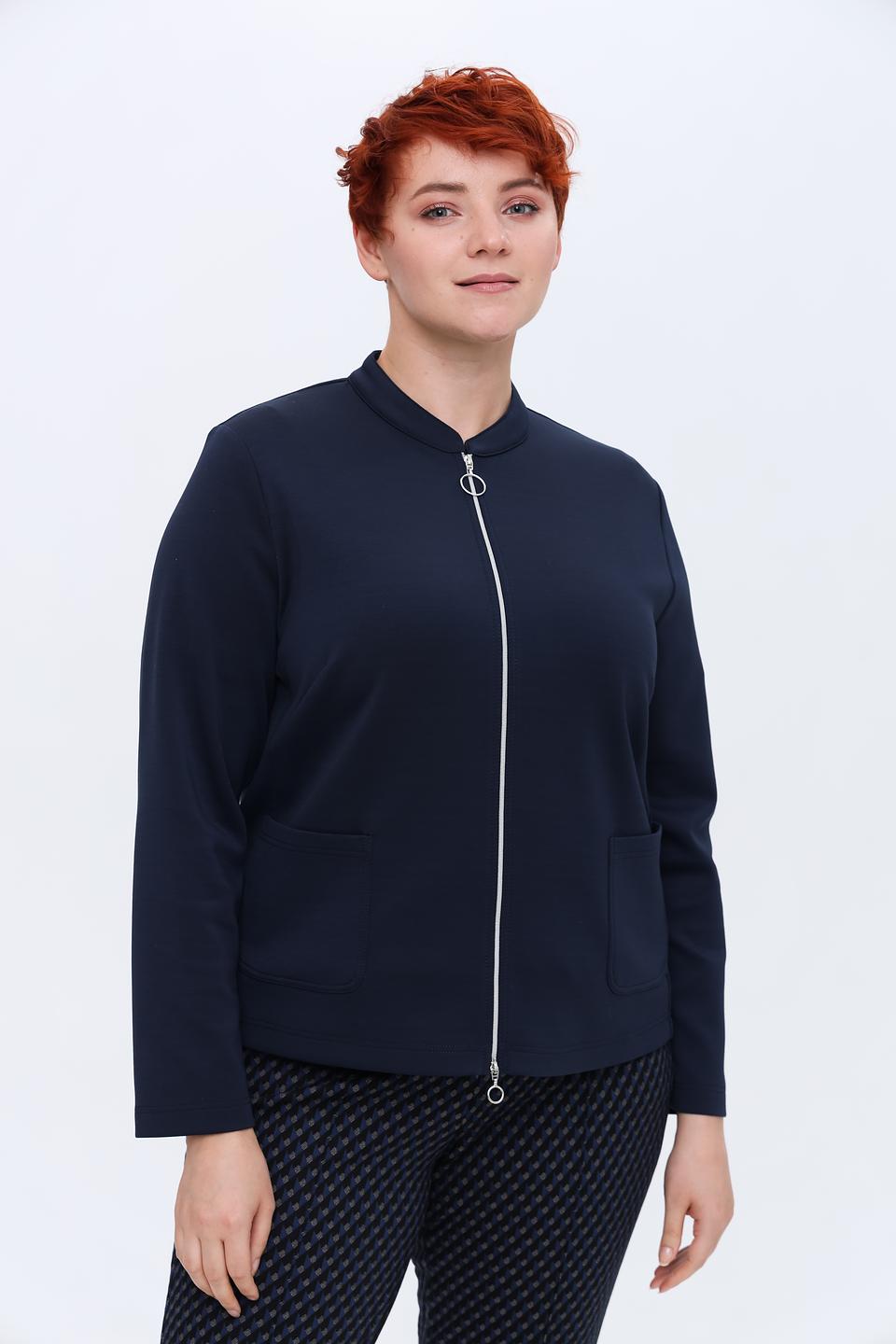 Жакет Frank Walder приталенный синий