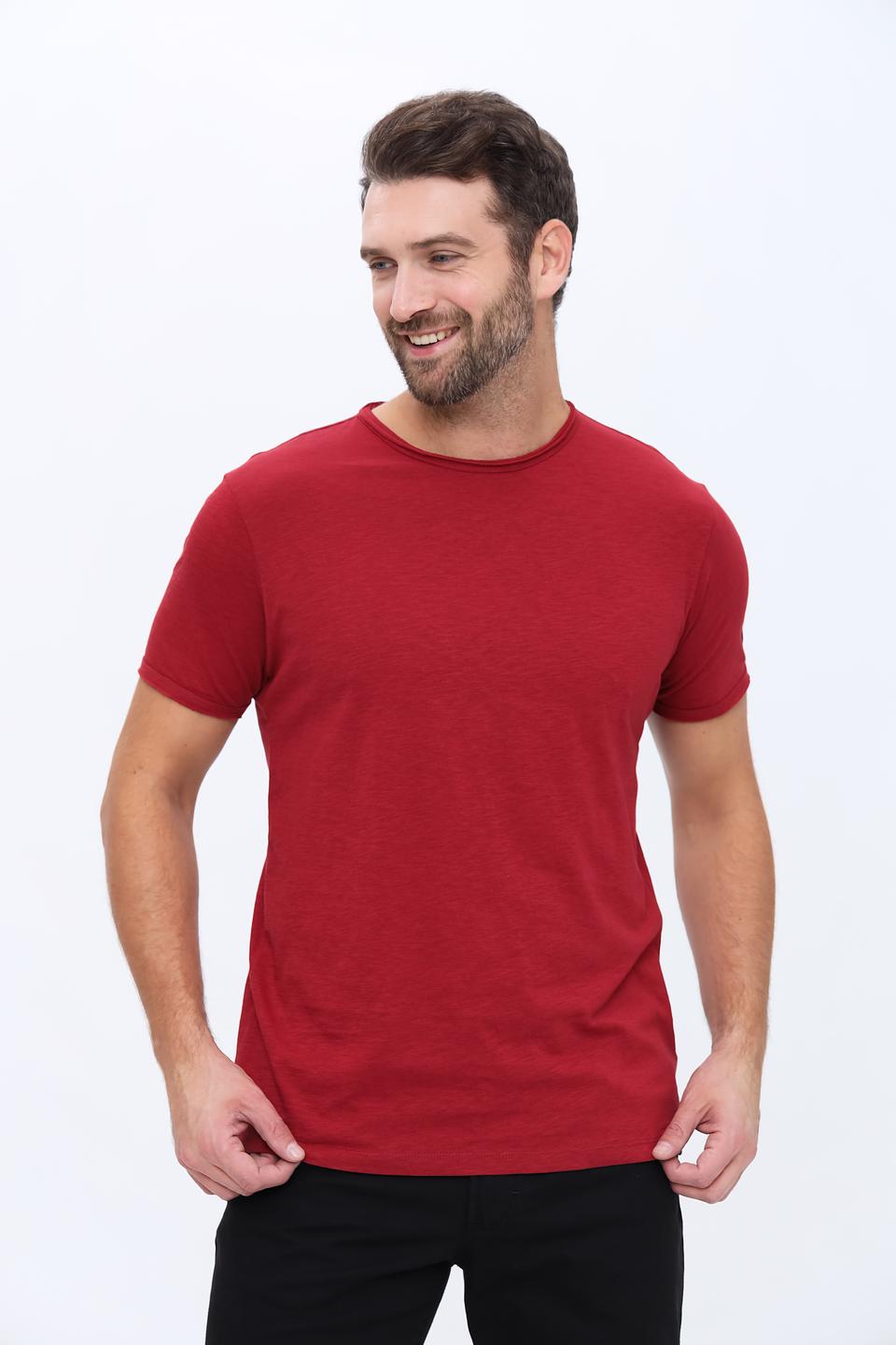 Футболка Time Zone бордовая