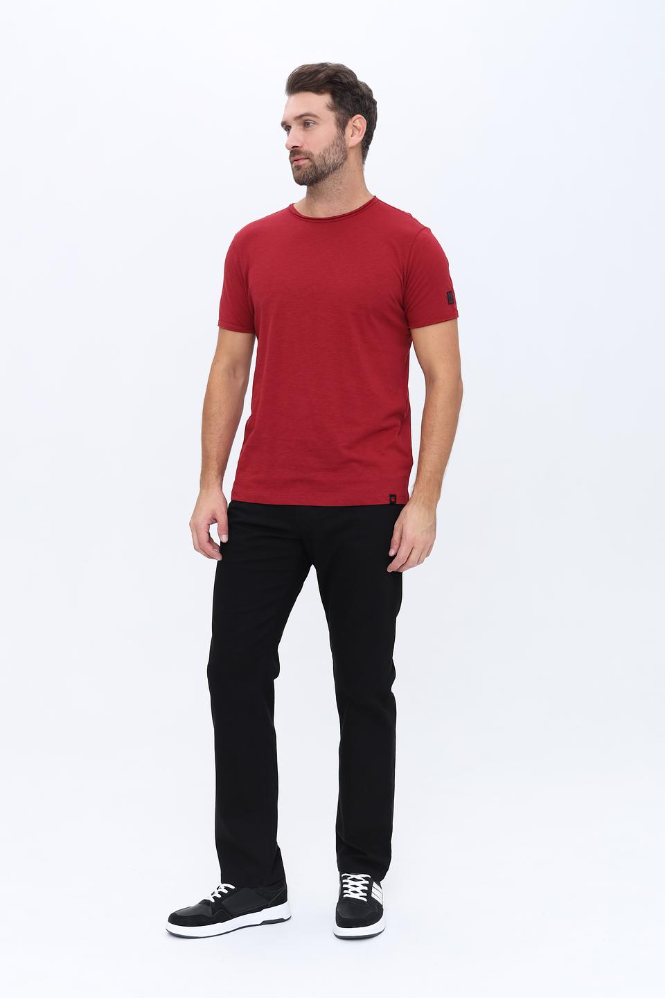 Футболка Time Zone бордовая