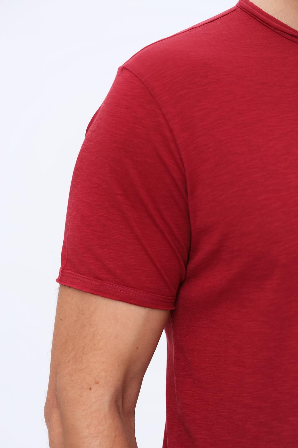 Футболка Time Zone бордовая