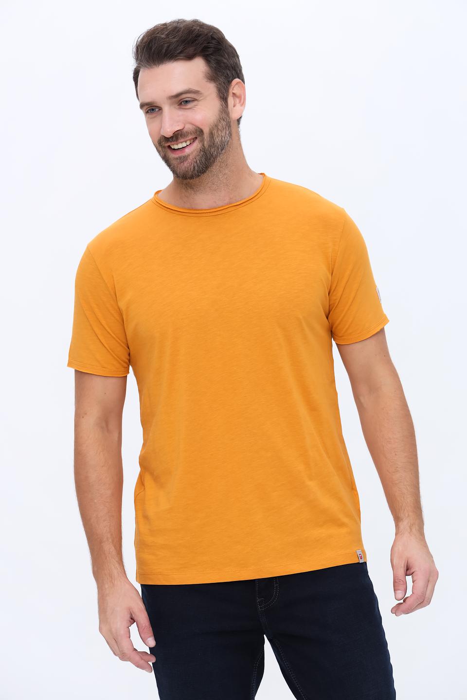 Футболка Time Zone горчичная