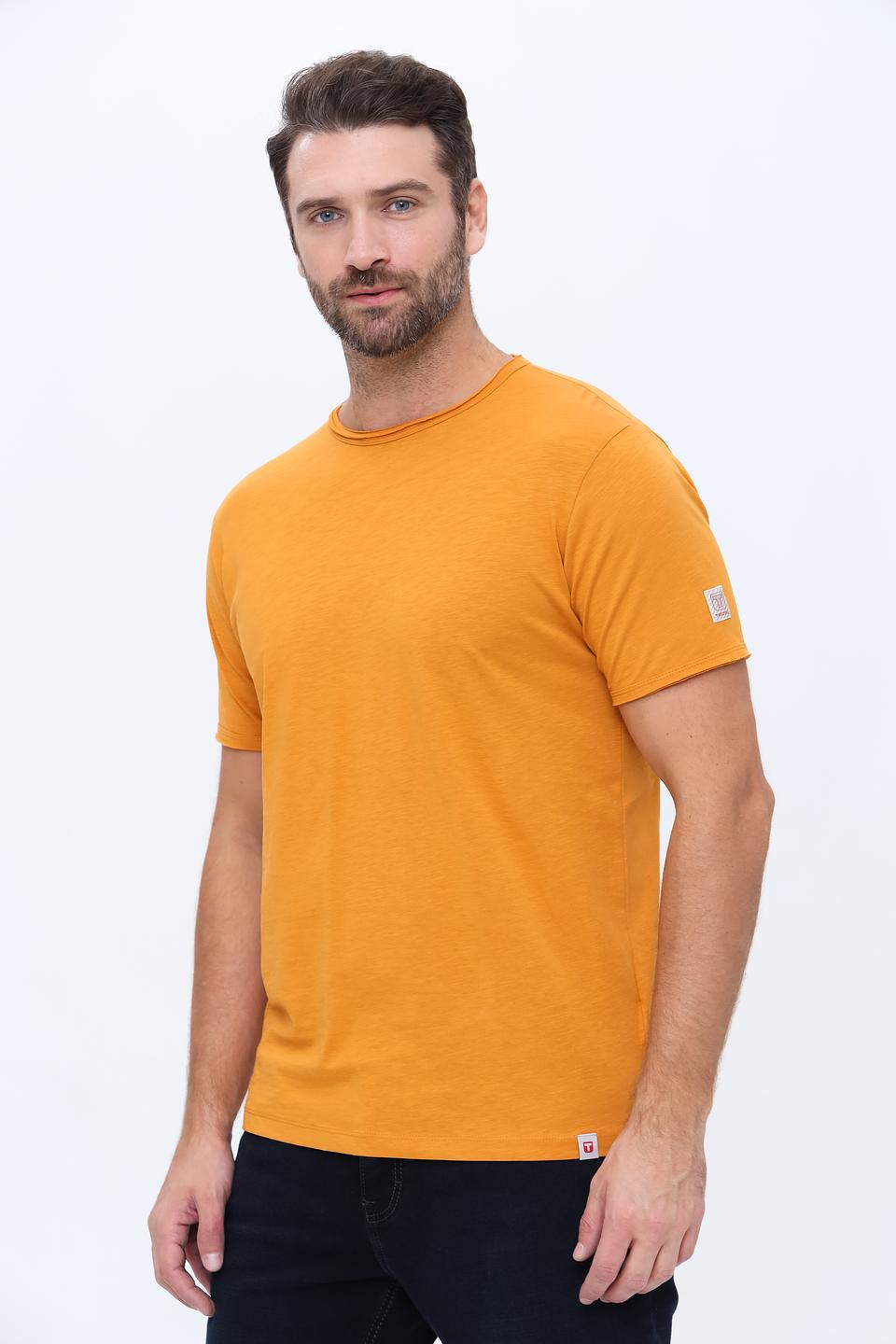 Футболка Time Zone горчичная