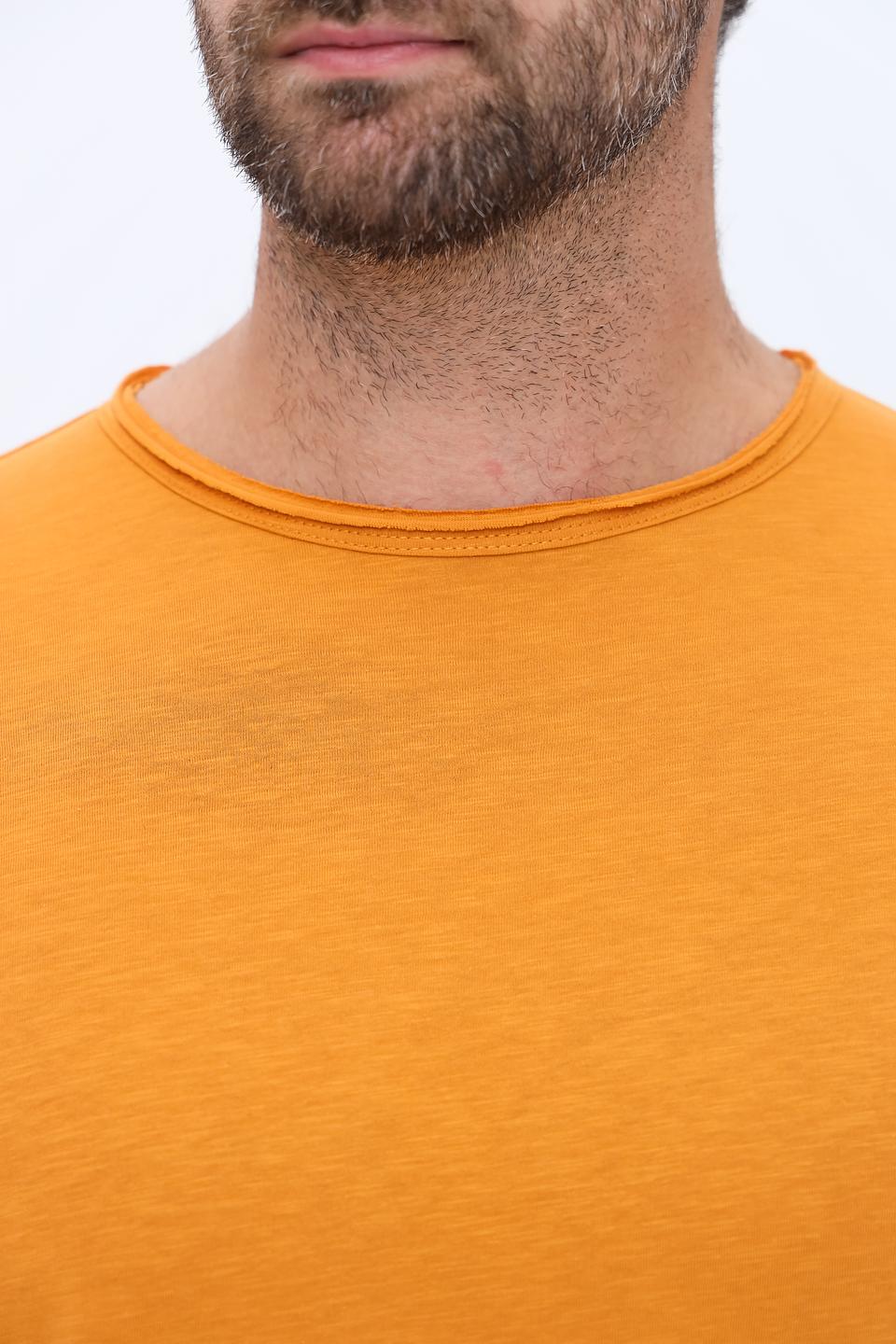 Футболка Time Zone горчичная